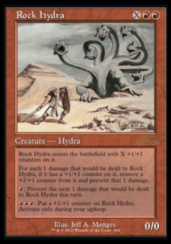 Rock Hydra (Magic 30th Anniversary Edition - Old Frame)