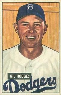Gil Hodges 1951 Bowman #7 Sports Card