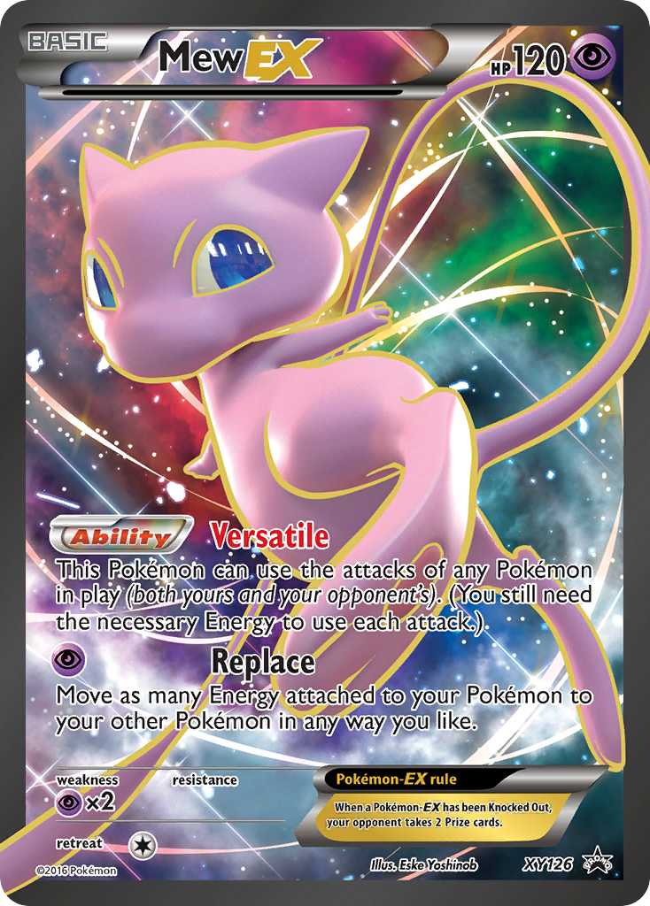 Mew EX (XY126) - XY Black Star Promos Pokémon Card