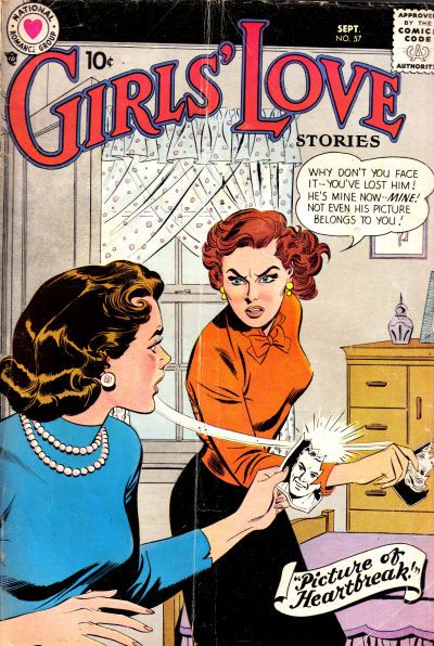 Girls' Love Stories #57 Comic