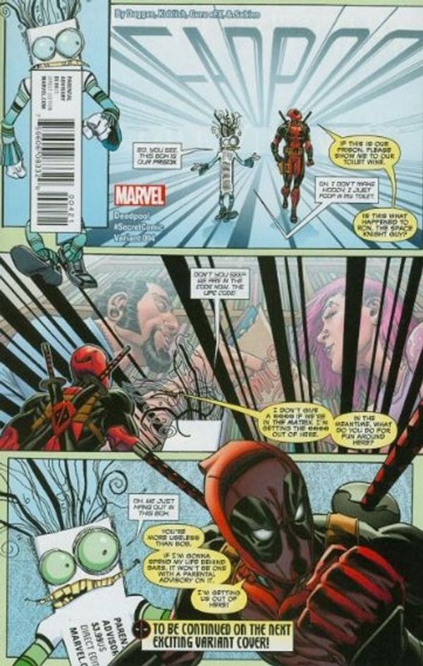 Deadpool #4 (Koblish Secret Comic Variant)
