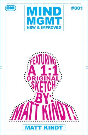 Mind Mgmt New & Improved #1 (Cvr F Inc 1:250 Matt Kindt Original Art Sketch Variant)
