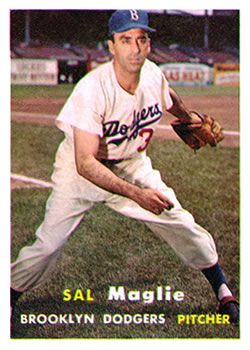 Sal Maglie 1957 Topps #5 Sports Card