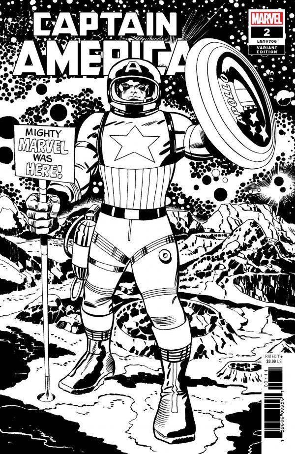 Captain America #2 (Kirby B & W Remastered Variant)