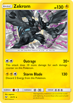 Zekrom (35/73) - Shining Legends