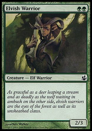 Elvish Warrior (Morningtide) Trading Card