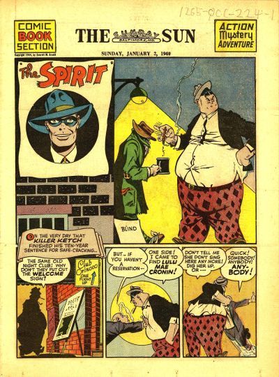Spirit Section #1/2/1944 Comic