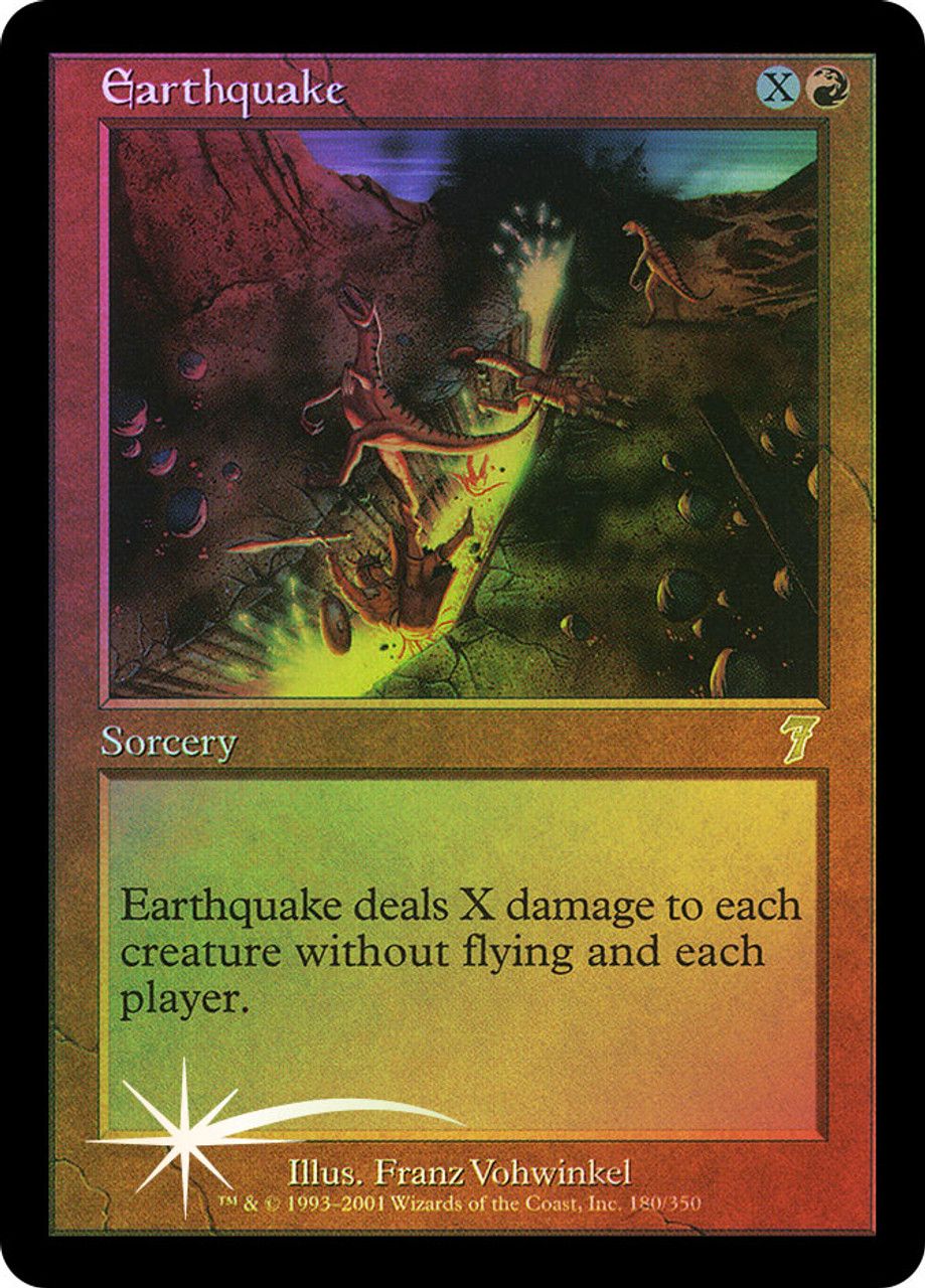 Earthquake (7th Edition - Foil) Trading Card