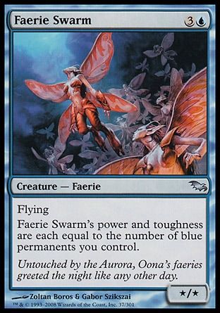 Faerie Swarm (Shadowmoor) Trading Card