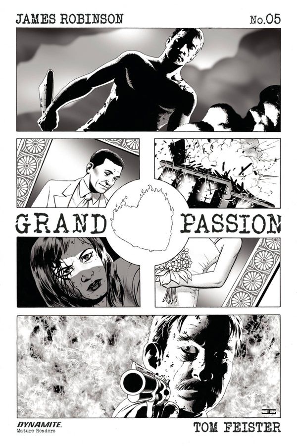 Grand Passion #5 (Cover B 10 Copy B&w Cover)