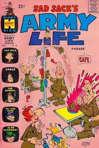 Sad Sack's Army Life Parade #14 Comic