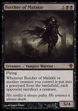 Butcher of Malakir (Worldwake) Trading Card