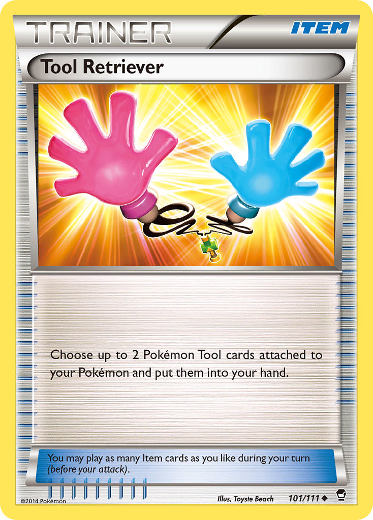 Tool Retriever (Trainer: Item) (101/111) - Furious Fists Pokémon Card