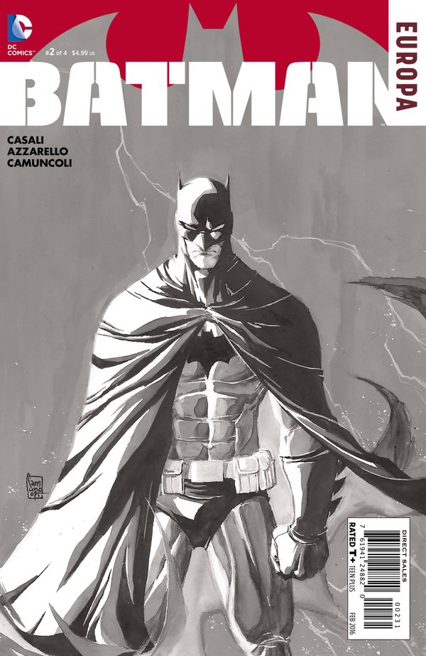 Batman: Europa #2 (Black & White Variant Cover)