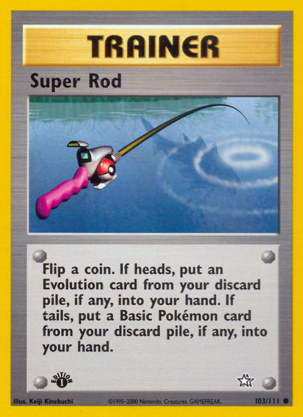 Super Rod (103/111) - Neo Genesis Pokémon Card