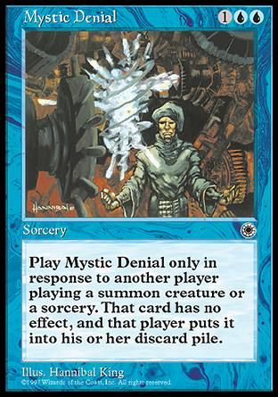 Mystic Denial (Portal) Trading Card