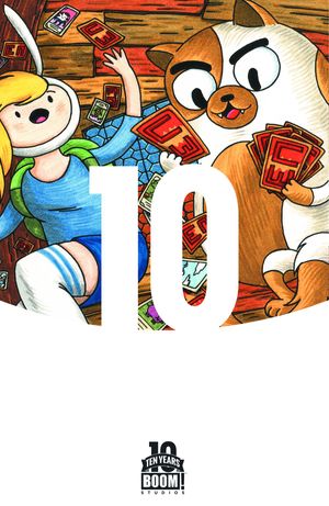 Adventure Time Fionna &amp; Cake Card Wars #1 (10 Copy 10 Years Brown Variant)