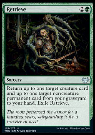 Retrieve (Innistrad: Crimson Vow) Trading Card