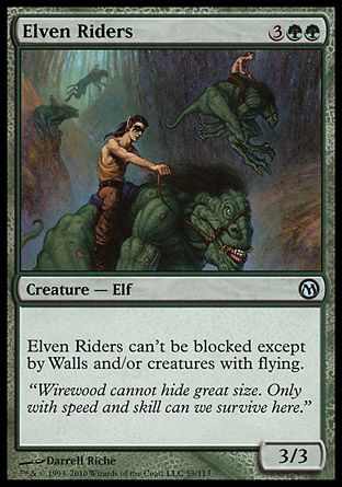 Elven Riders (Duels of the Planeswalkers) Trading Card