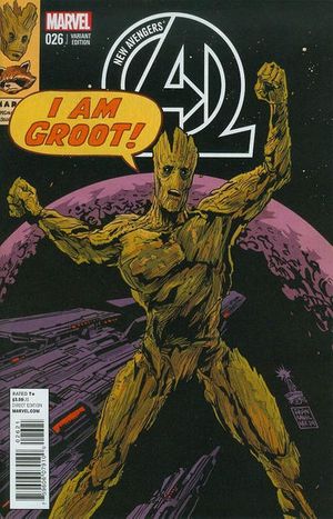 New Avengers #26 (Rocket Raccoon And Groot Variant)
