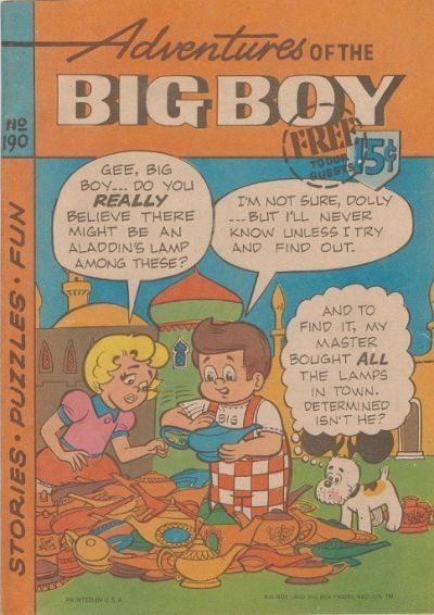 Adventures of Big Boy #190 Comic