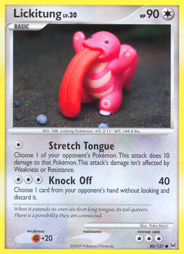 Lickitung (80/127) - Platinum Pokémon Card