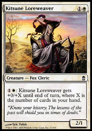 Kitsune Loreweaver (Saviors of Kamigawa) Trading Card