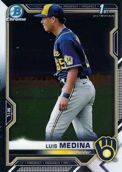 Luis Medina 2021 Bowman Chrome - Prospects Baseball #BCP-202 Sports Card