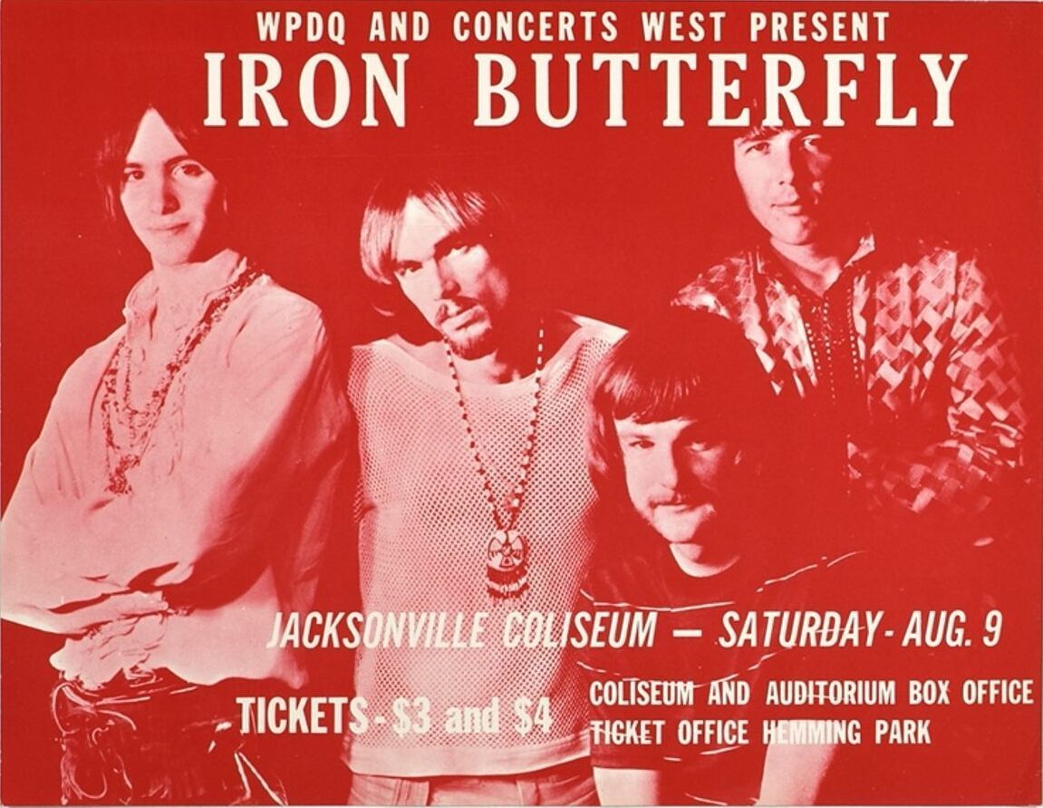 1969Jacksonville ColiseumIron Butterfly Value GoCollect (1969