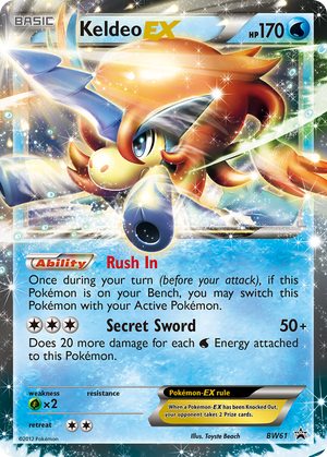 Keldeo EX (BW61) - BW Black Star Promos