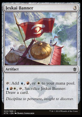 Jeskai Banner (Khans of Tarkir) Trading Card