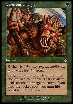 Vigorous Charge (Invasion) Trading Card