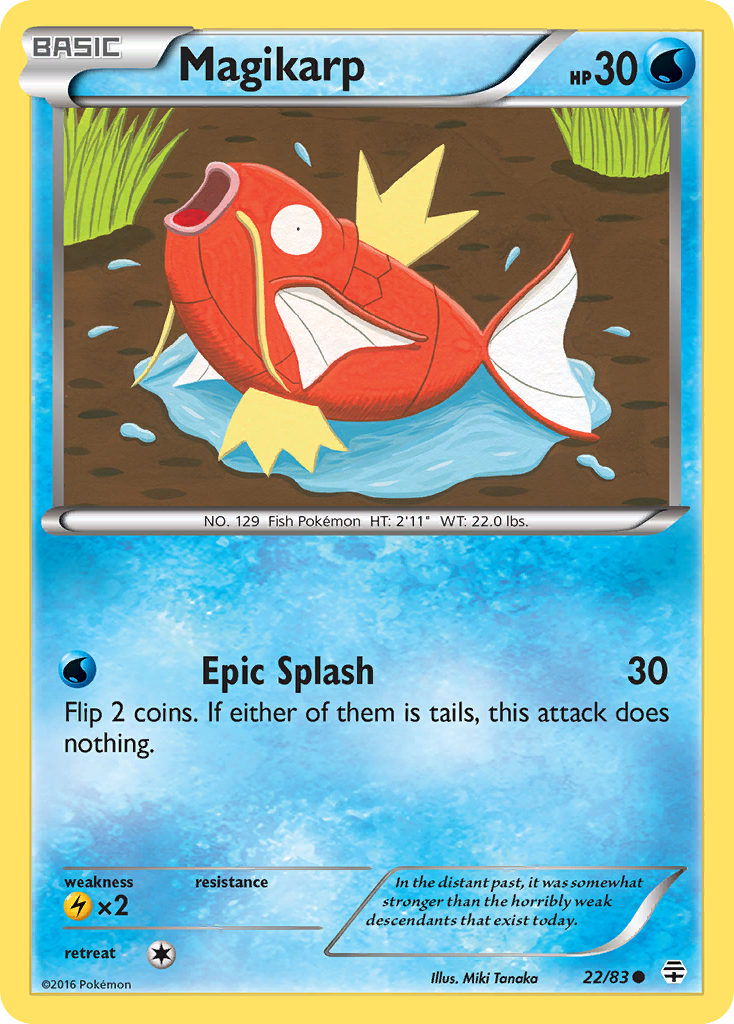 Magikarp (22/83) - Generations Pokémon Card