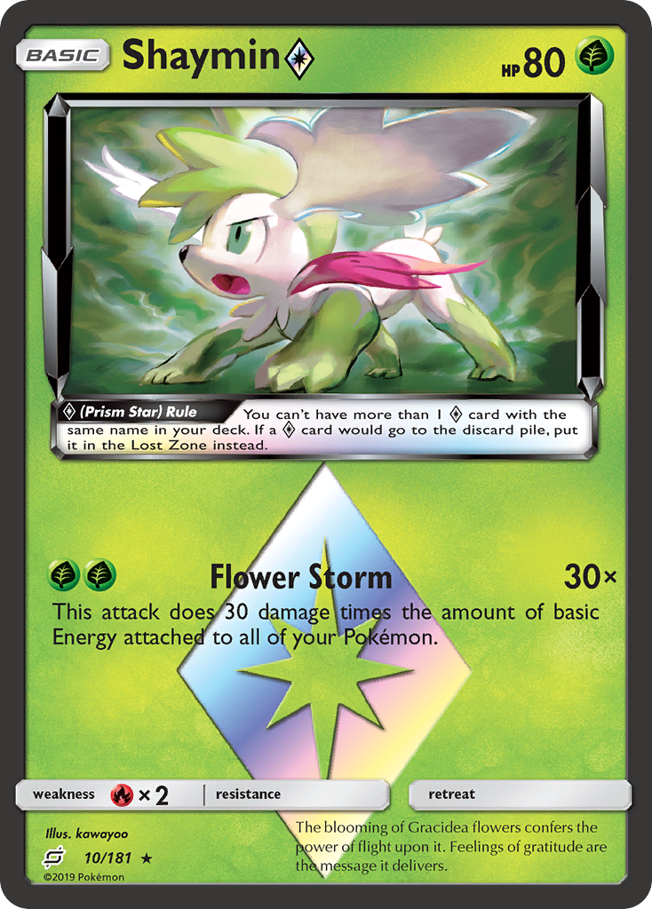 Shaymin Pokémon Card