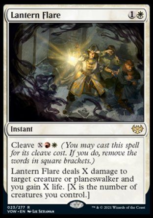 Lantern Flare (Innistrad: Crimson Vow) Trading Card