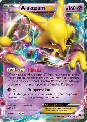 Alakazam EX (25/124) - Fates Collide