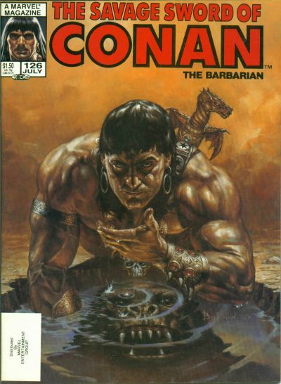 The Savage Sword of Conan #126 Comic