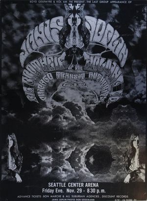 Big Brother & The Holding Company featuring Janis Joplin Seattle Center Arena