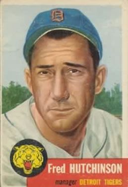 Fred Hutchinson 1953 Topps #72 Sports Card