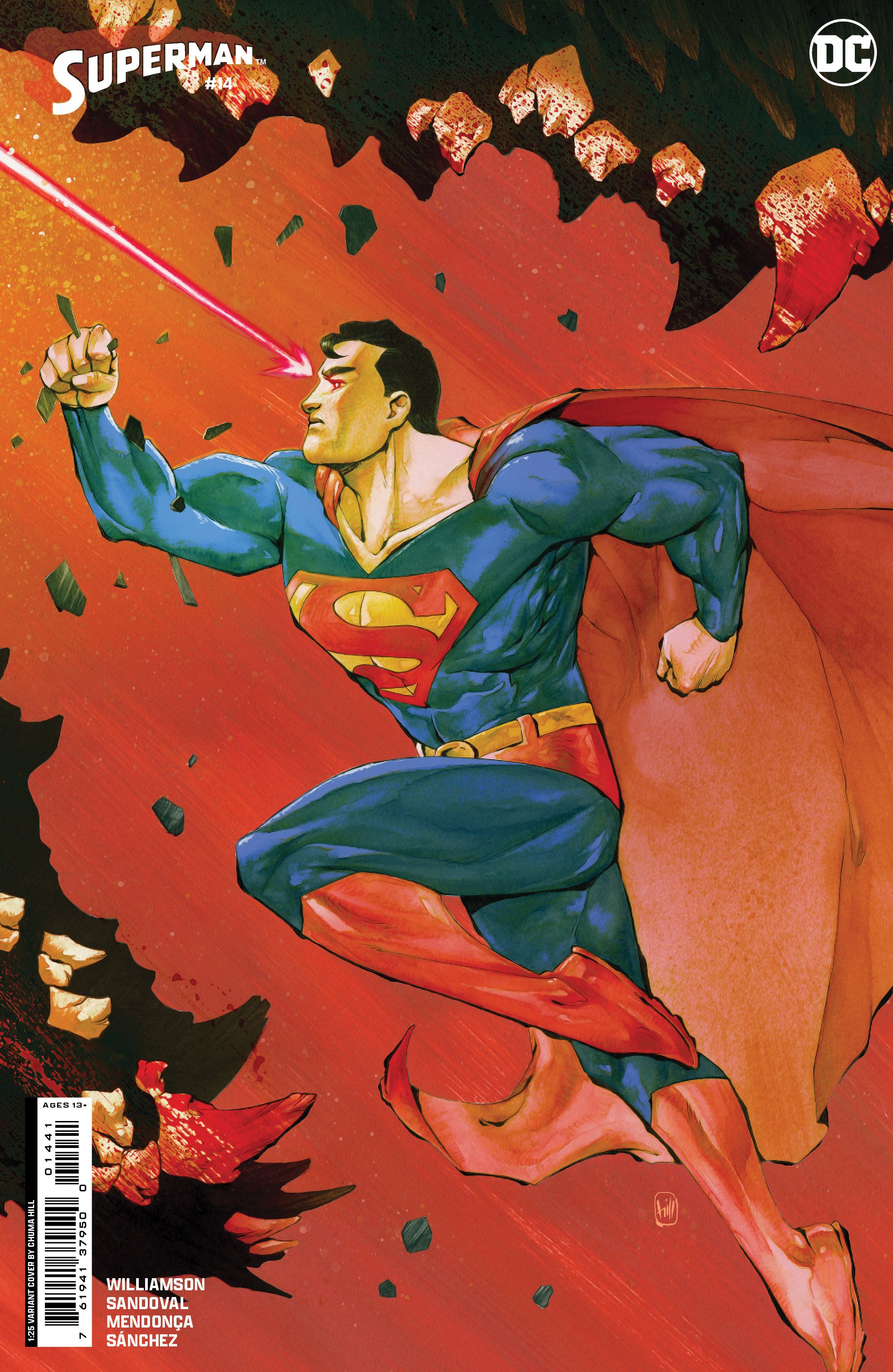 Superman #14 (Cvr E Inc 1:25 Chuma Hill Card Stock Variant (house Of Brainiac)) Comic