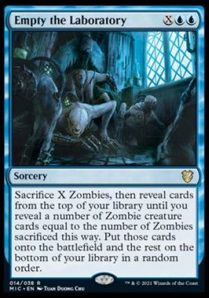 Empty the Laboratory (Innistrad Midnight Hunt Commander Decks)