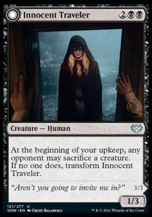 Innocent Traveler (Innistrad: Crimson Vow) Trading Card