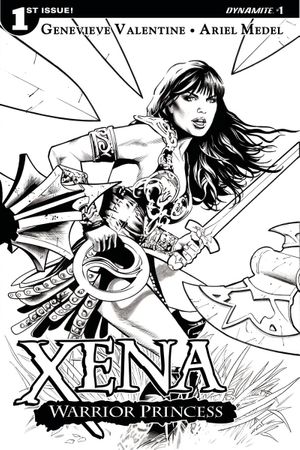 Xena: Warrior Princess  #1 (10 Copy Land B&w Cover)