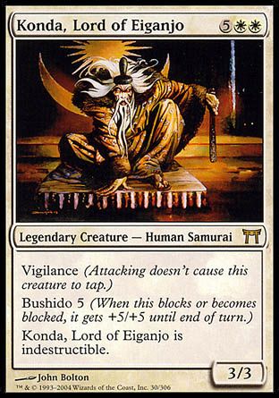 Konda, Lord of Eiganjo (Champions of Kamigawa) Trading Card