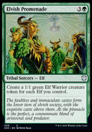 Elvish Promenade (Kaldheim Commander Decks) Trading Card