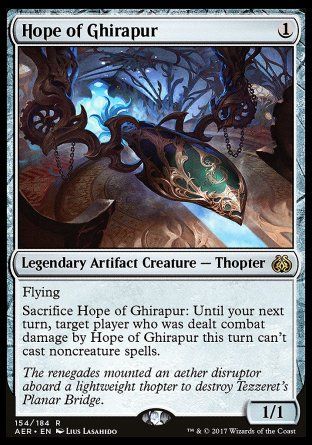 Hope of Ghirapur (Aether Revolt) Trading Card