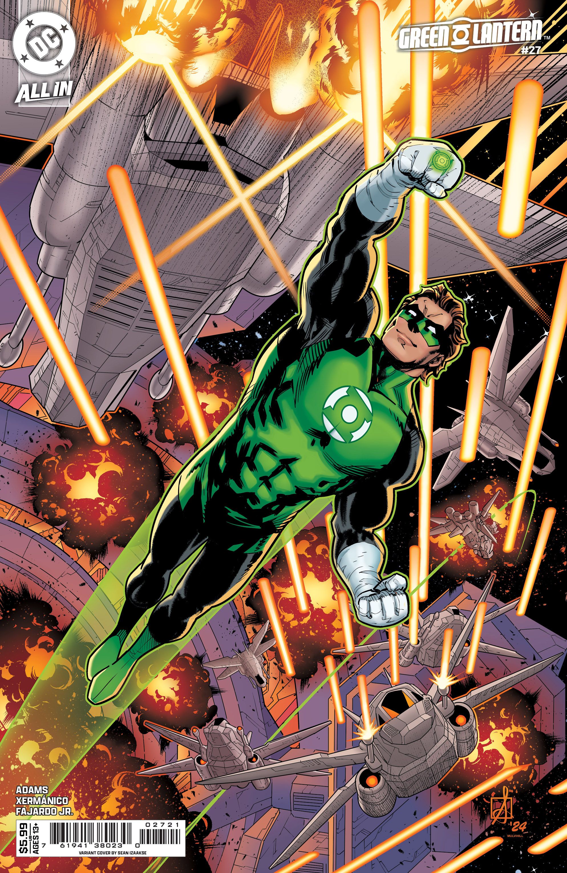 Green Lantern #27 (Cvr C Sean Izaakse Card Stock Variant Comic