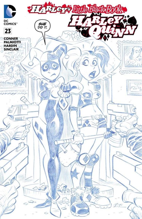 Harley Quinn #23 (Poly-Bagged Sketch Edition)