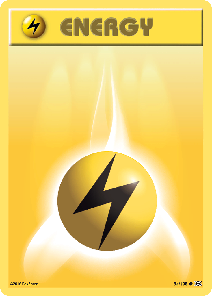 Lightning Energy (94/108) - Evolutions Pokémon Card