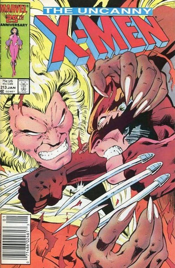 Uncanny X-Men #213 (Newsstand Edition)